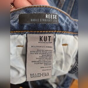 Kut from the Kloth Reese Ankle Straight Leg Jeans